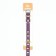 A collar with blurted spikes 38 x 1.5 cm, Osh 26-33, frost-resistant PU, purple material