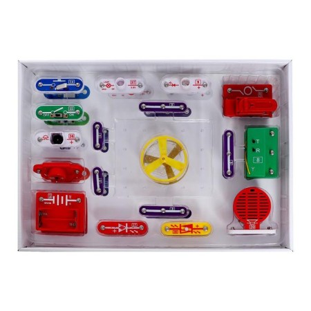 Electronic Evriki designer, 2289 schemes, 19 elements, works from batteries-5
