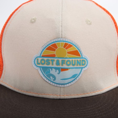 Men's cap with a straight visor Lost & Found, mesh, rr 56-6