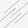 Sewing needles No. 1/5, d = 0.93 mm, 5 cm, with a golden ear, 10 pcs
