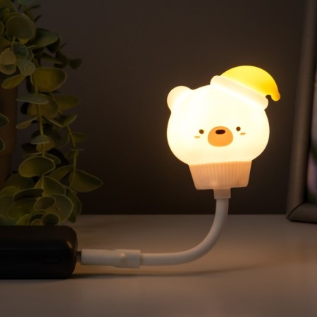 Biger backlight "Bear" LED Search room USB white 6.8x6x19 cm Risalux-2