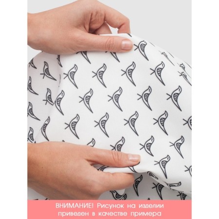 The tablecloth “Invisible patterns”, rectangular, oxford, size 120x145 cm-2