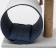 Complex for cats with a claw, with a tunnel and a shelf, 44 x 35 x 50 cm, mobbled, jute, gray-blue