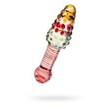 Unrealistic phallimitator Sexus Glass, glass, transparent, 17 cm