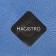 Black dining plate Magistro "Rimini", D = 27 cm, blue color