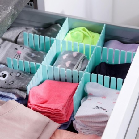Organizer - Box dividing, 37 × 7 cm, 4 pcs, color mix-11