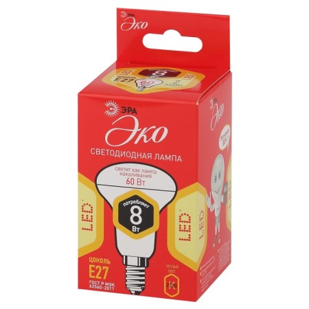 LED LED era Red Line “Reflector”, 8 W, E27, 640 lm, 2700k, glow warm white-1