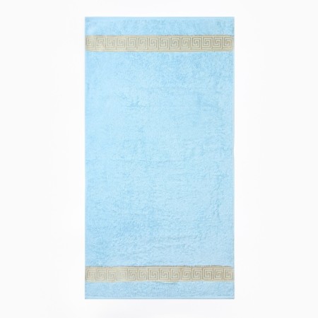 Terry towel MEANDRO 50x90cm, Blue color, 460g/m, HL100%