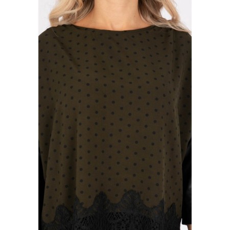 Female blouse, size 42, khaki color-9