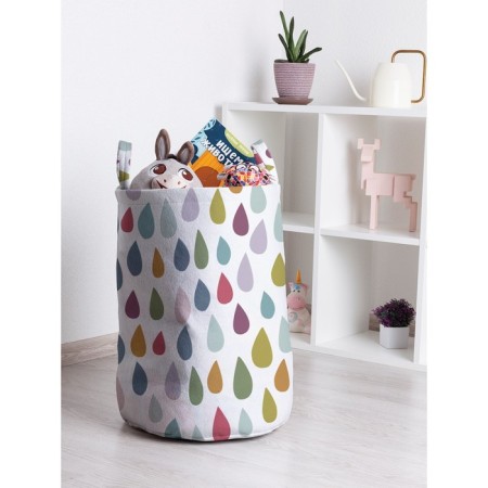 Toy basket "Colorful moisture, size 35x50 cm
