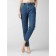 Women's jeans with a high landing CONTE Elegant Relaxed Mom, size M, color MID Blue