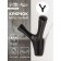 Furniture hook CAPPIO PAW, two -rod, black color