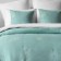 Bedspread with pillowcases "onion", size 230x250 cm, blue color