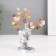 Bonsai souvenir "Silver Elephant with Cash tree" Color 36 stones 6.2x4.5x13.5 cm
