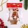 Set for creativity - create a Christmas tree decoration from felt "deer in a scarf"