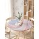 Tables on the table “Abstraction”, round, oxford, elastic band, size 140x140 cm, diameter 105-120 cm