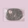Ribbon with imitation of rhinestones, 4 cm, 9 ± 1 m, silver color