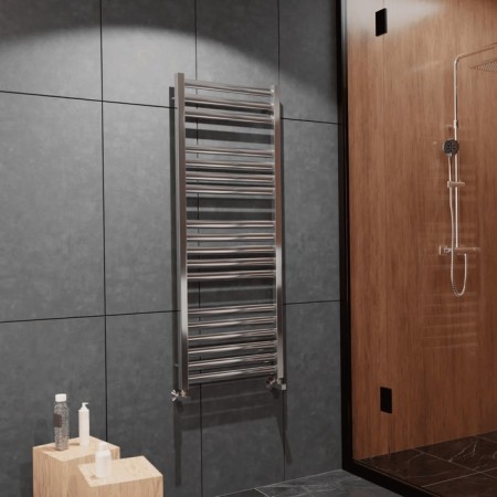 Water towel Terminus "Greta" P18, 500x1400 mm, lower connection, chrome-2