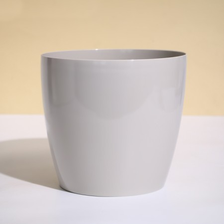 Flower pot, d = 21 cm, 5.2 l, plastic, beige