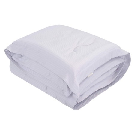 Blanket, size 195x220 cm, gray-purple color