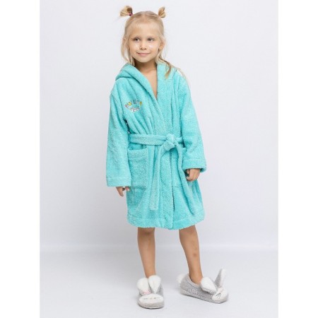 Baby robe, height 116 cm, mint color