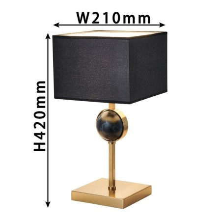 Diva desktop lamp 210 mm, 210 mm, E27 60W-2