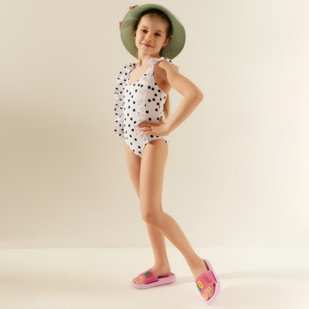 Swimsuit Assed children's minku color white height 116-122 cm-1