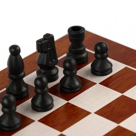 Set 6 in 1: Flaw 8 OZ, pile, funnel, cards, cubes 5 pcs, chess, 18 x 24 cm-3