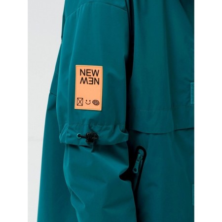 Windbreaker for boys, height 158 ​​cm, emerald color-5