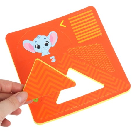 Children's developing game "Little Builder / Transport", EVA + cards, types of mix, crumb I-18