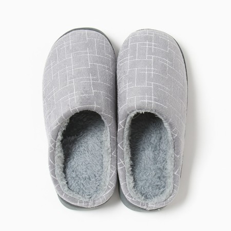 Women's slippers 40-41, gray color-5
