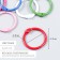 Ring for creativity (for photo albums) "Color" MIX int. D = 2 cm external. D = 2.4 cm set 8 pcs 91494