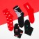 A set of male socks KAFTAN "Clear New Year" 5 pairs, size 41-44 (27-29 cm)