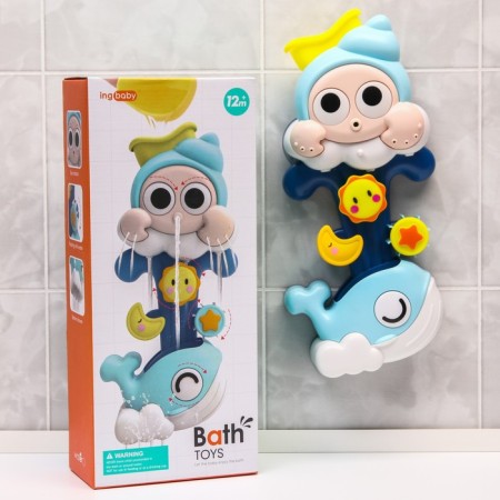 A set of bath toys "Snail - Mill", on a suction cup
