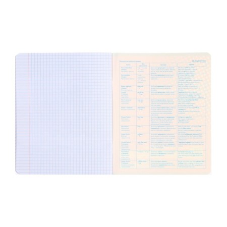 An objective note 48 sheets in the Comician-English cage, cover coated cardboard, VD-LK, OFSET Block-3