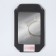 Mirror with handles, mirror surface 19 × 27 cm, black color