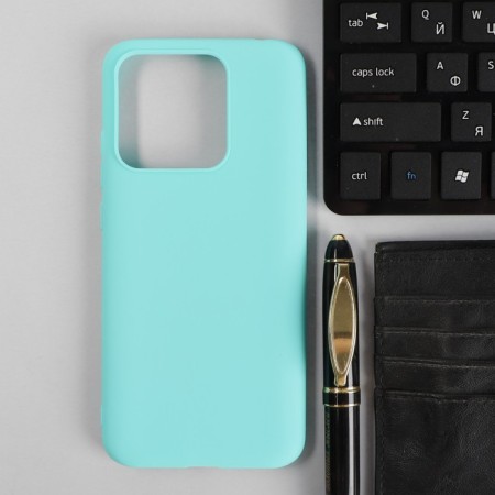 Pero cover, for Xiaomi Redmi 10a, silicone, turquoise