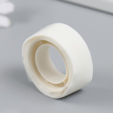 Adhesive tape double -sided "round transparent" 100 pcs in a roll-1