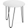 Shani's coffee table quartz beige/metal, black 60x60x62 cm