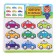 The puzzle is wooden. Repeat on the model of "cars", developing games for children