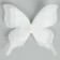 Decor for creativity "Butterfly", three -layer, set of 12 pcs., Size 1 pc. - 5 × 4.5 cm, white color