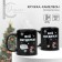 New Year! Homeleon mug New Year ceramic “Everything will come true!”, 350 ml, black color