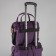 Bag-rug 2 in 1 on wheels 18 ", lightning department, external pocket, purple color