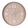 Watch Wall Interior "Classics", silent, D-9.5cm, beige body