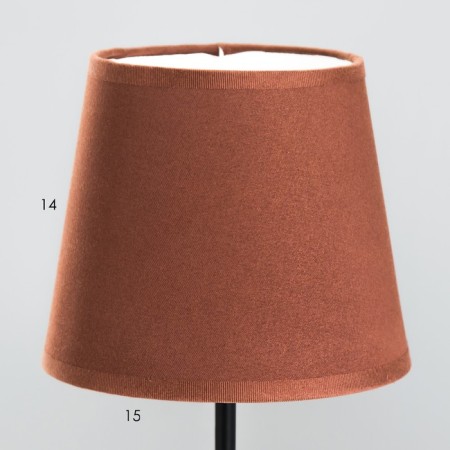 Lamp table bourgeois 1x15W E14 16x16x40cm black/brown Risalux-3