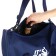 Sports bag with lightning, long belt, blue color