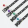 Collar of "paws-capacity" with a bell, kapron, 30 x 1 cm, black