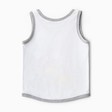 T -shirt for a boy, color gray melange, height 98 cm-2