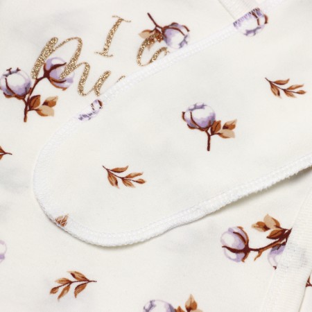Body-kimono children with long sleeve, white color, height 56-2