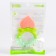 Silicon “peach” teether, with a rattle, crumb I